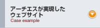 アーチエスが実現したウェブサイト